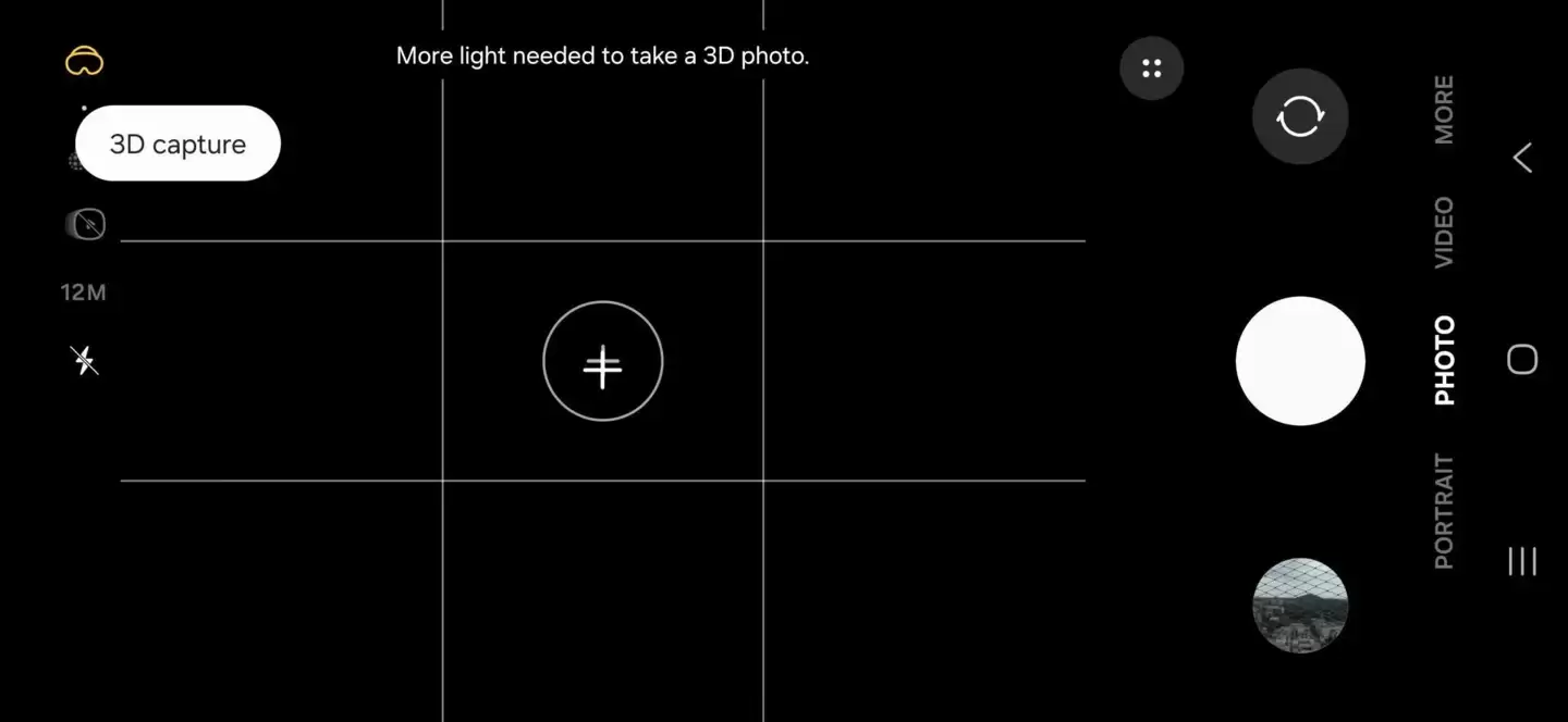 为 Galaxy XR 头显铺路，三星相机助手 App 更新拍摄 3D 空间照片 / 视频开关