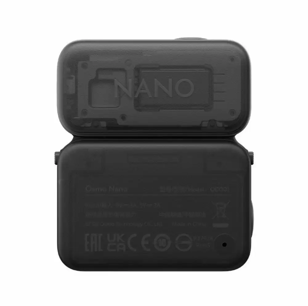 大疆 Osmo Nano 运动相机抢先看：磁吸设计，药丸状机身