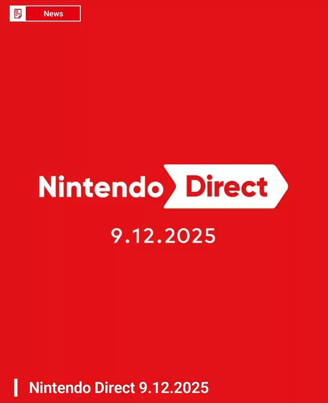 任天堂新一期直面会定档：北京时间 9 月 12 日晚间举行