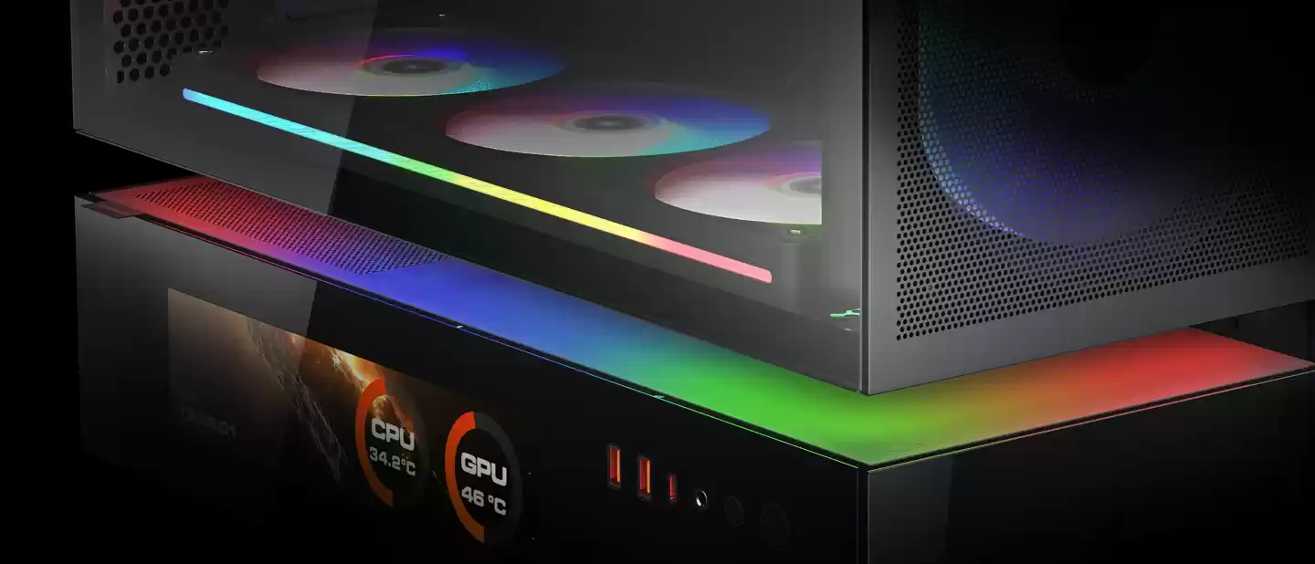 COUGAR 骨伽推出 CFV235 系列机箱：中空悬浮气流架构，强化空气流动