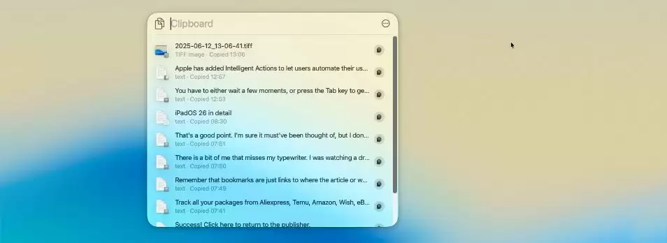 初探苹果 macOS 26 Tahoe 系统：“液态玻璃”升级视觉、Spotlight 史诗级增强