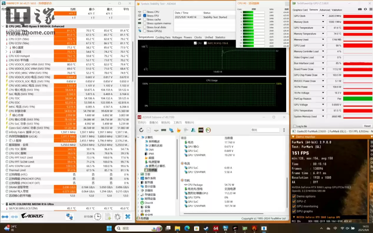 【IT之家评测室】R9 9850HX + RTX 5060,COLORFIRE MEOW R16 萌潮游戏本评测