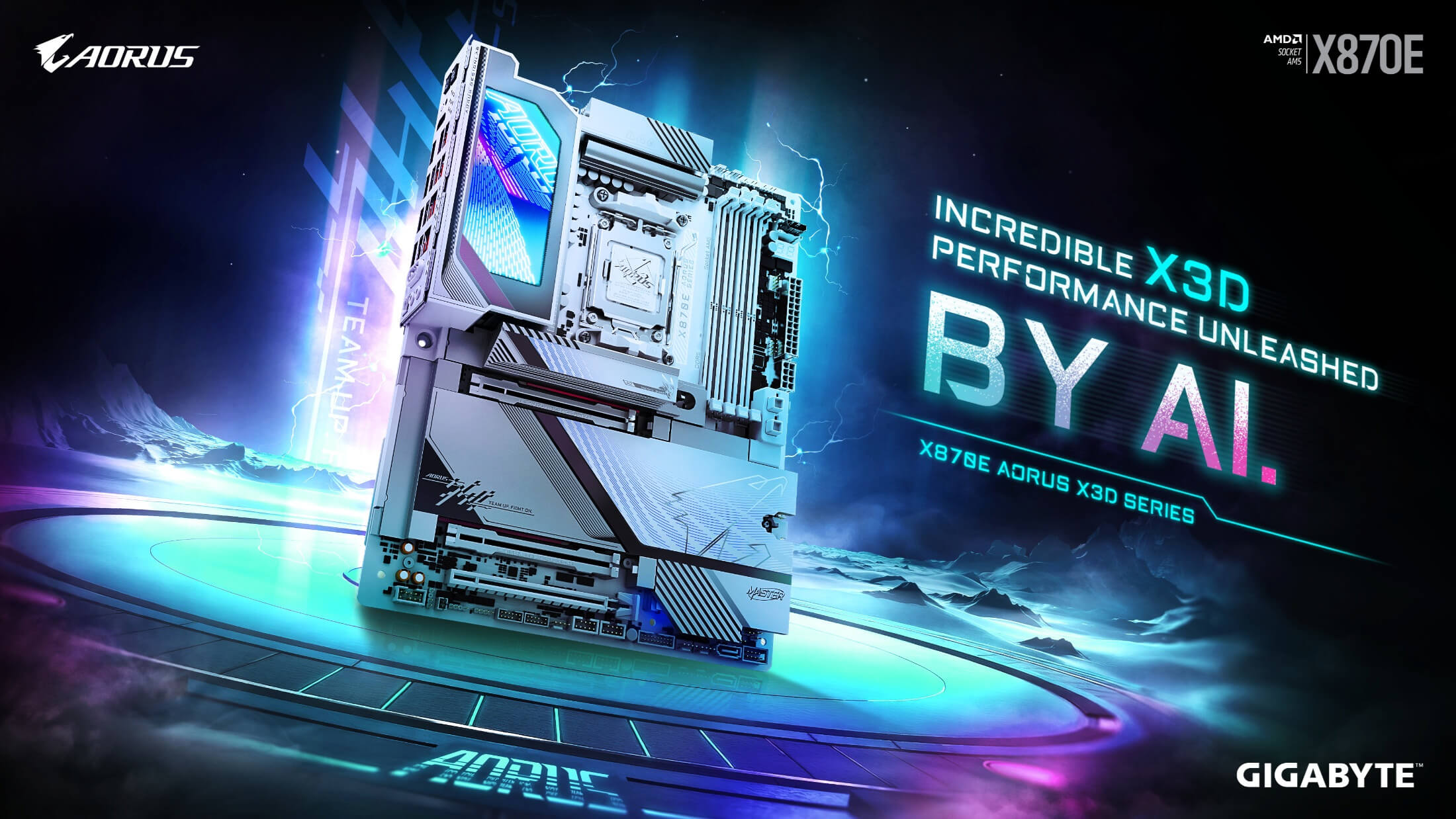 技嘉推出 X870E AORUS X3D 系列主板：增强 X3D 模式，9000MT/s 内存支持