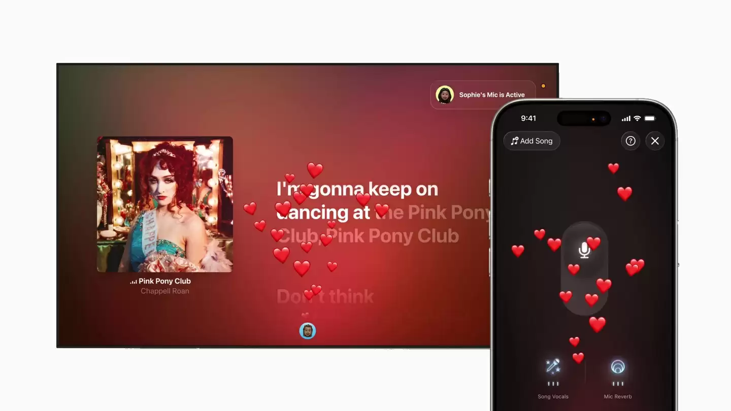 苹果 Apple Music 卡拉 OK 功能 Sing 独立图标首次登上 Apple TV 主屏