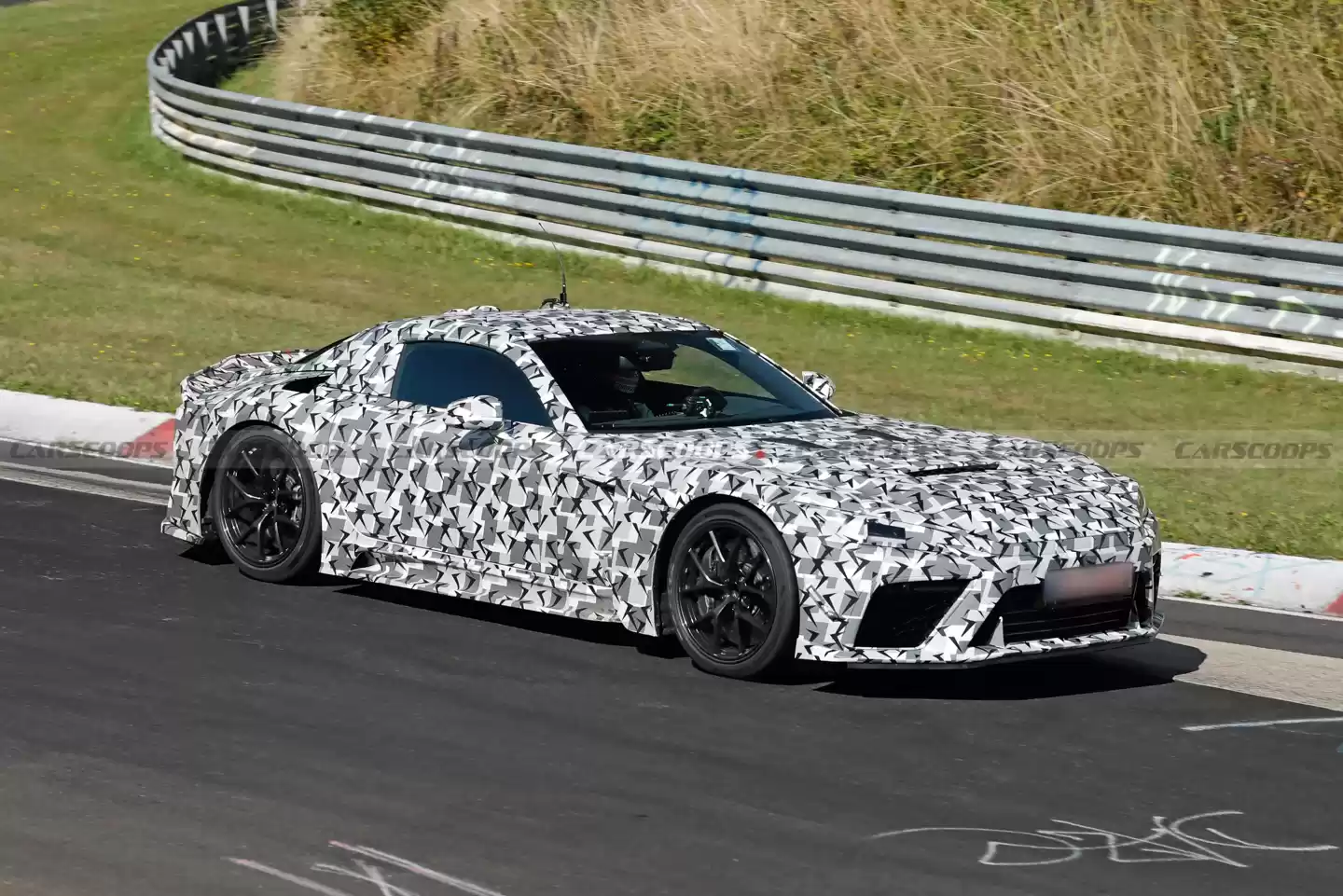 雷克萨斯 LFR 超跑纽北测试图曝光:3 种空气动力套件,V8 混动预估 900 马力