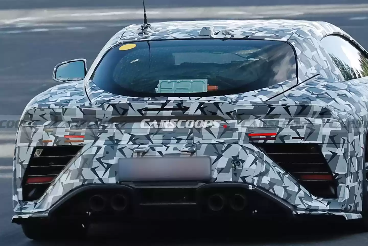 雷克萨斯 LFR 超跑纽北测试图曝光:3 种空气动力套件,V8 混动预估 900 马力