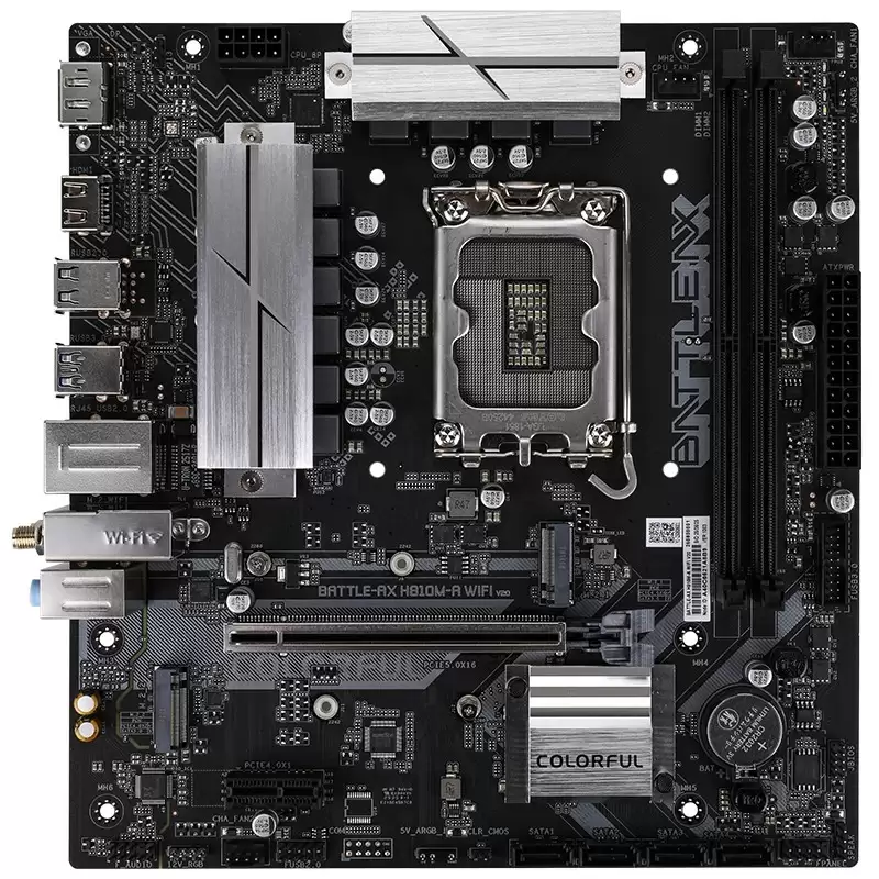 七彩虹上线首款英特尔 H810 主板战斧 BATTLE-AX H810M-A WIFI V20