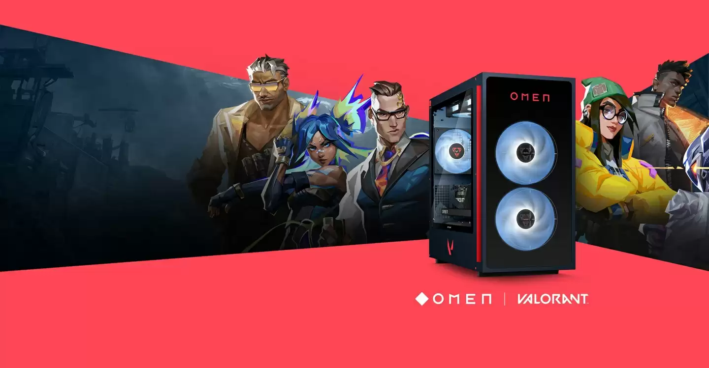 惠普推出《无畏契约》限量版暗影精灵 OMEN 35L 台式整机，游戏主题外观设计