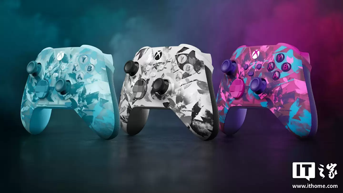 559 元微软 Xbox 手柄“破界者”特别版首销,可选冰霜之影 / 琉璃之心 / 风暴之刃配色