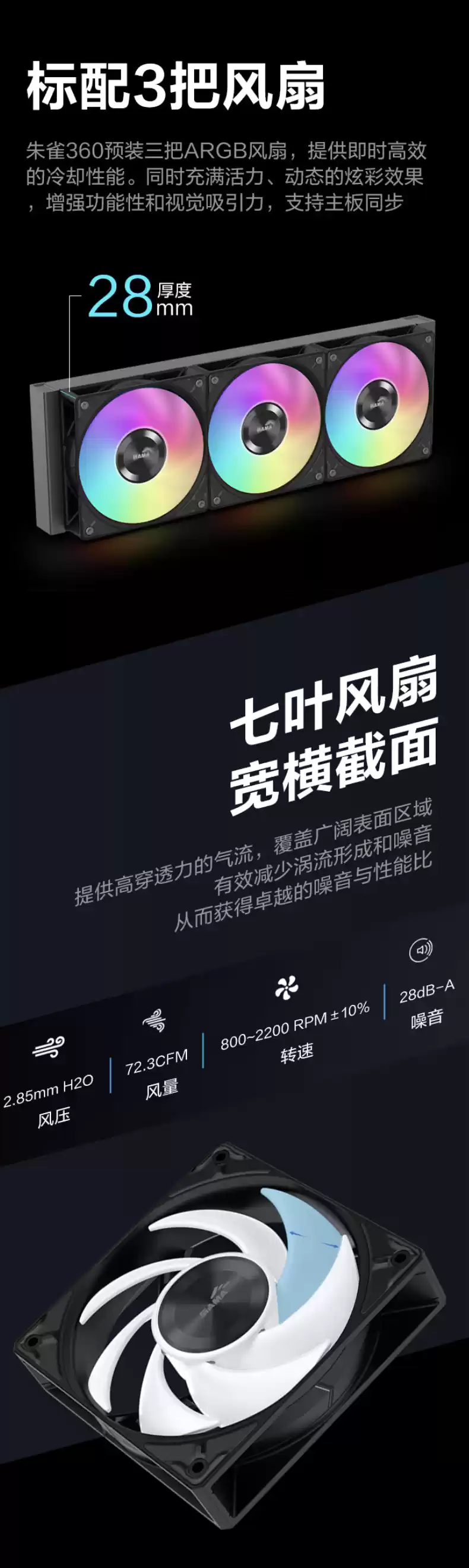 先马朱雀 360 一体式水冷散热器上市:配备侧透无限镜 ARGB 冷头,269 元