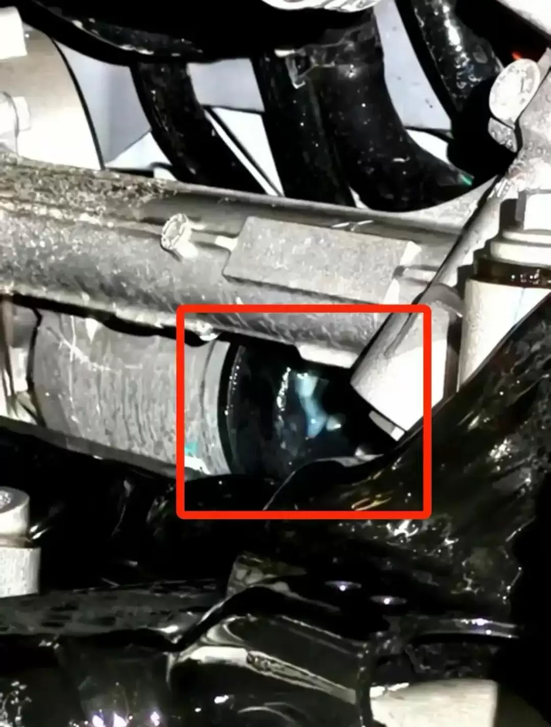 转向机密封处理细节