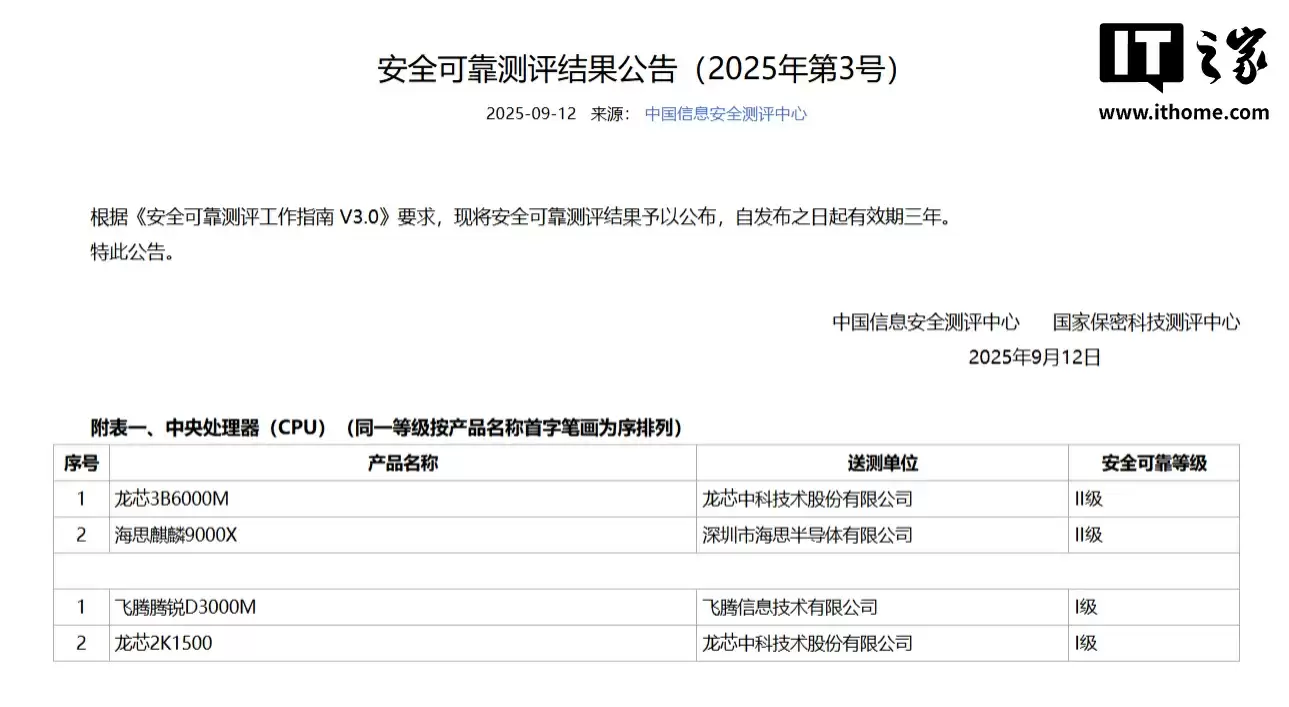 龙芯“三剑客”之一，3B6000M