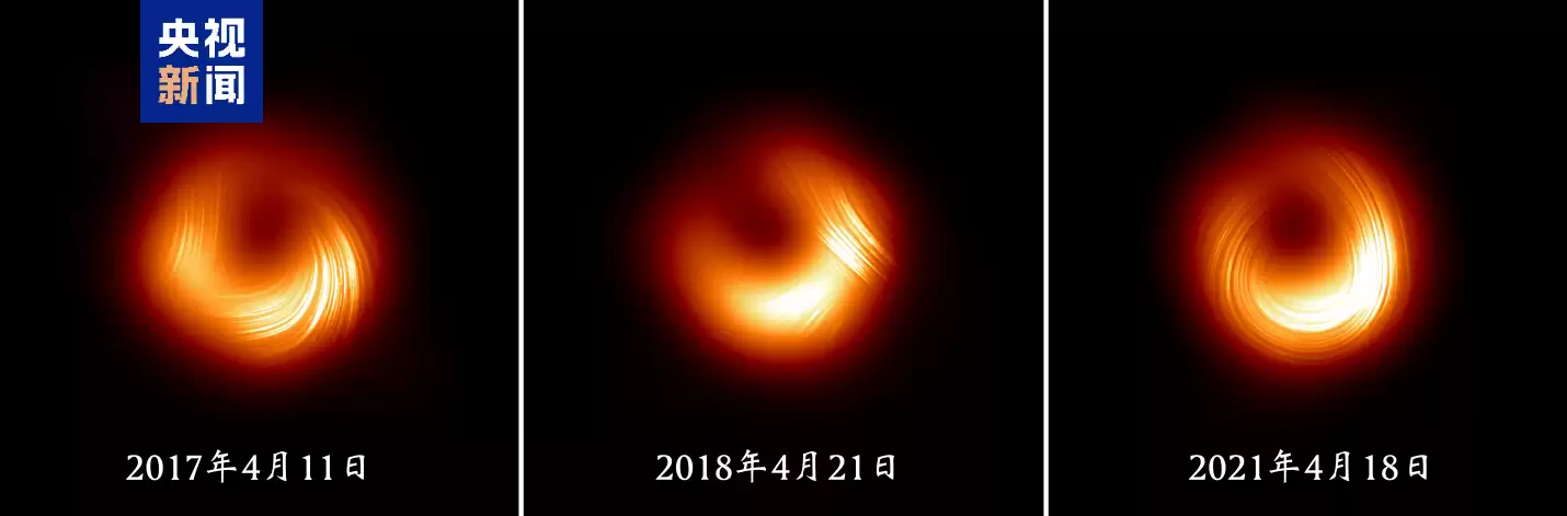 M87星系黑洞最新图像