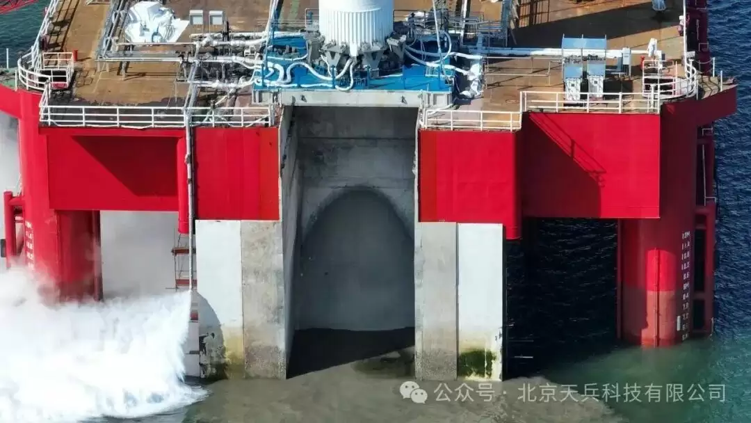 天兵科技全球首次实现海上热试车,导流槽结构完整无损伤