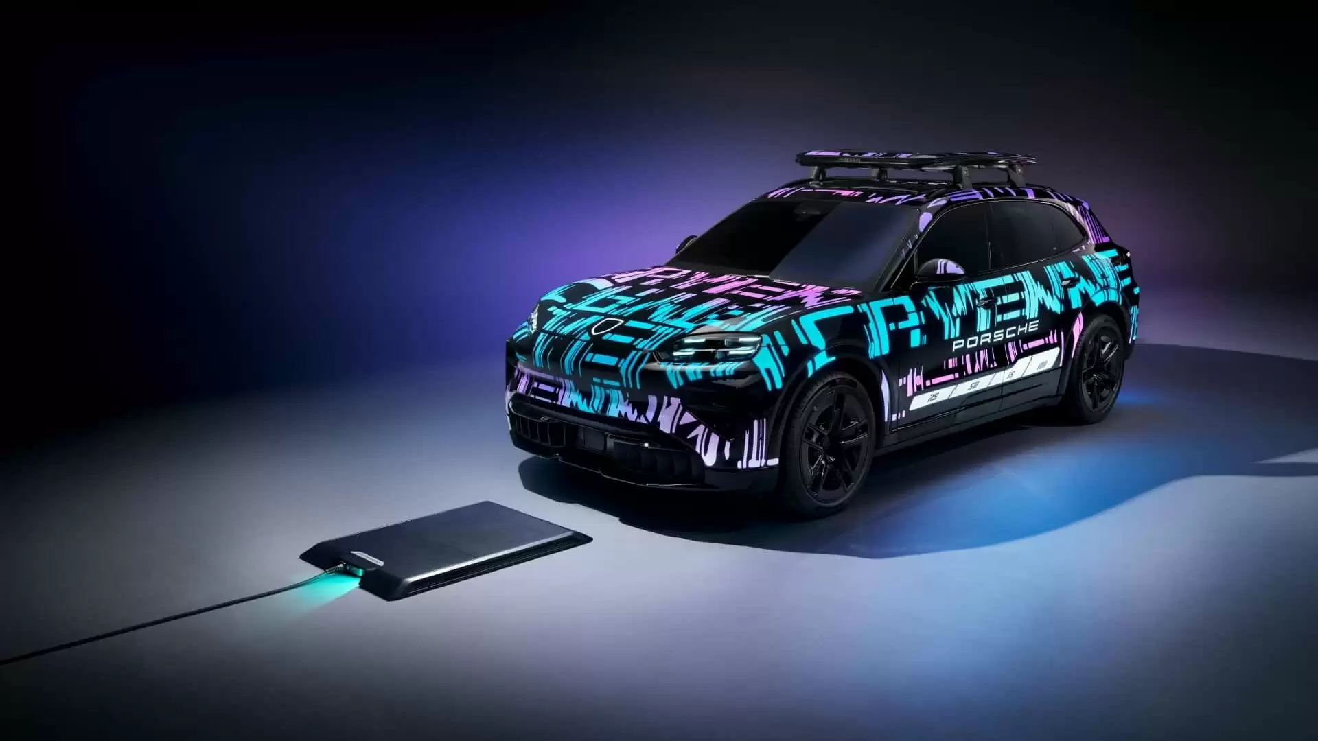 保时捷无线充电系统展示