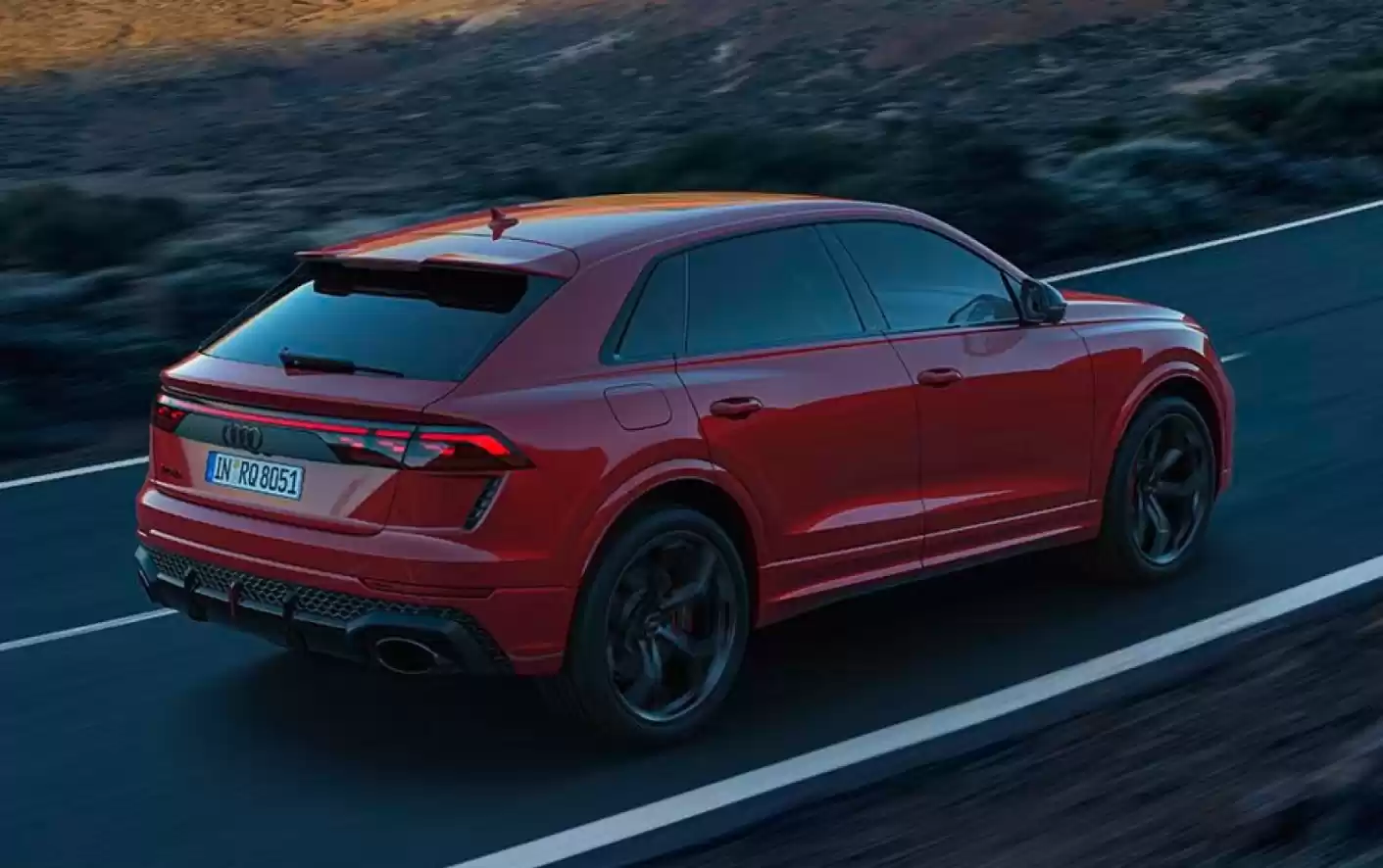 2026款奥迪RS Q8 Performance轮毂特写