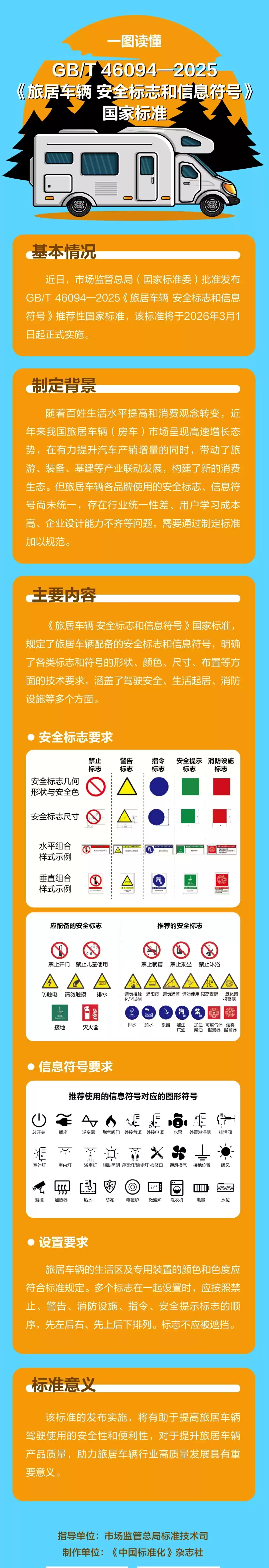 房车新国标发布：行车