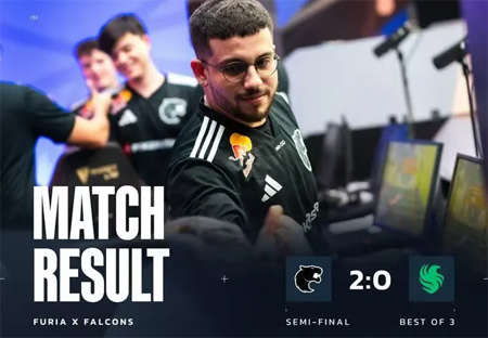FURIA加时赛逆袭Falcons,2-0挺进FISSURE S2决赛