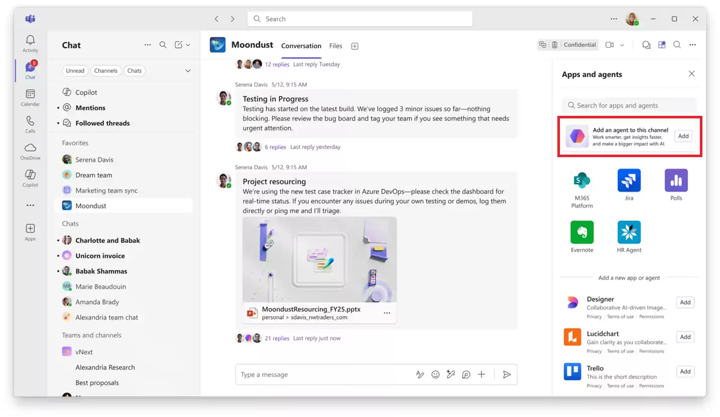 提升团队执行力：微软 Teams 公测 Channel Agent，AI 生成报告、追踪任务