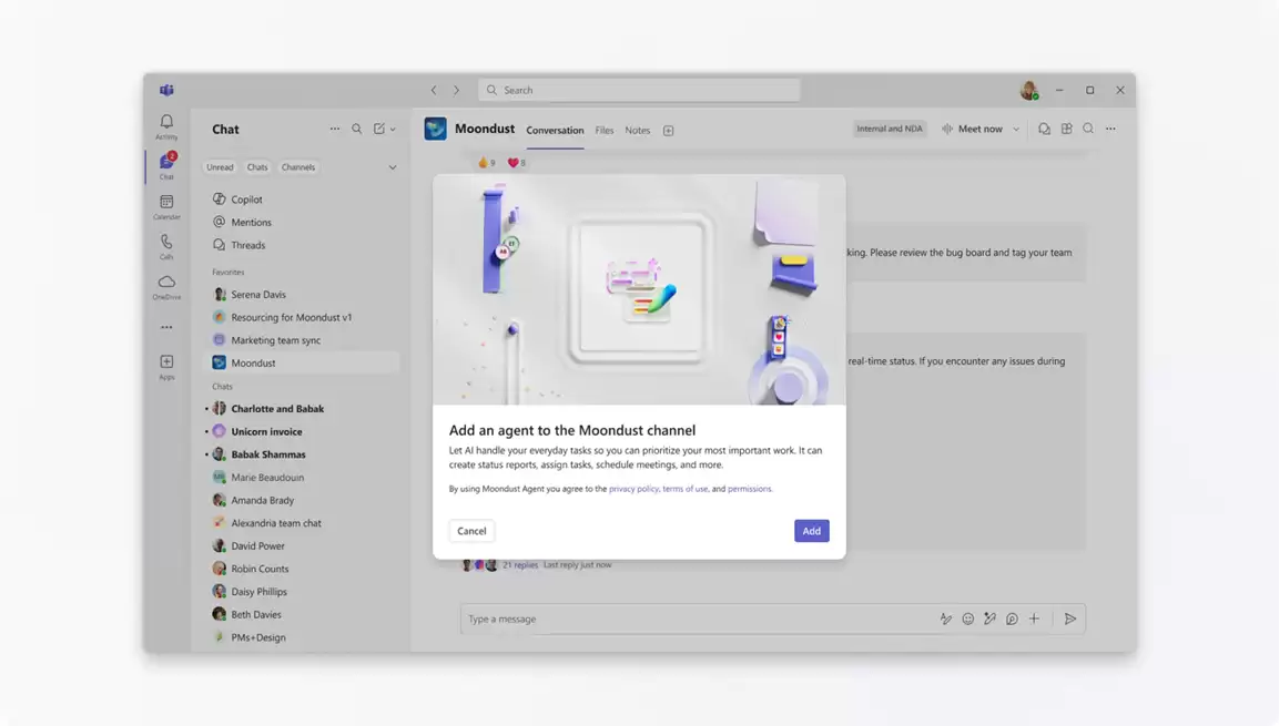 提升团队执行力：微软 Teams 公测 Channel Agent，AI 生成报告、追踪任务