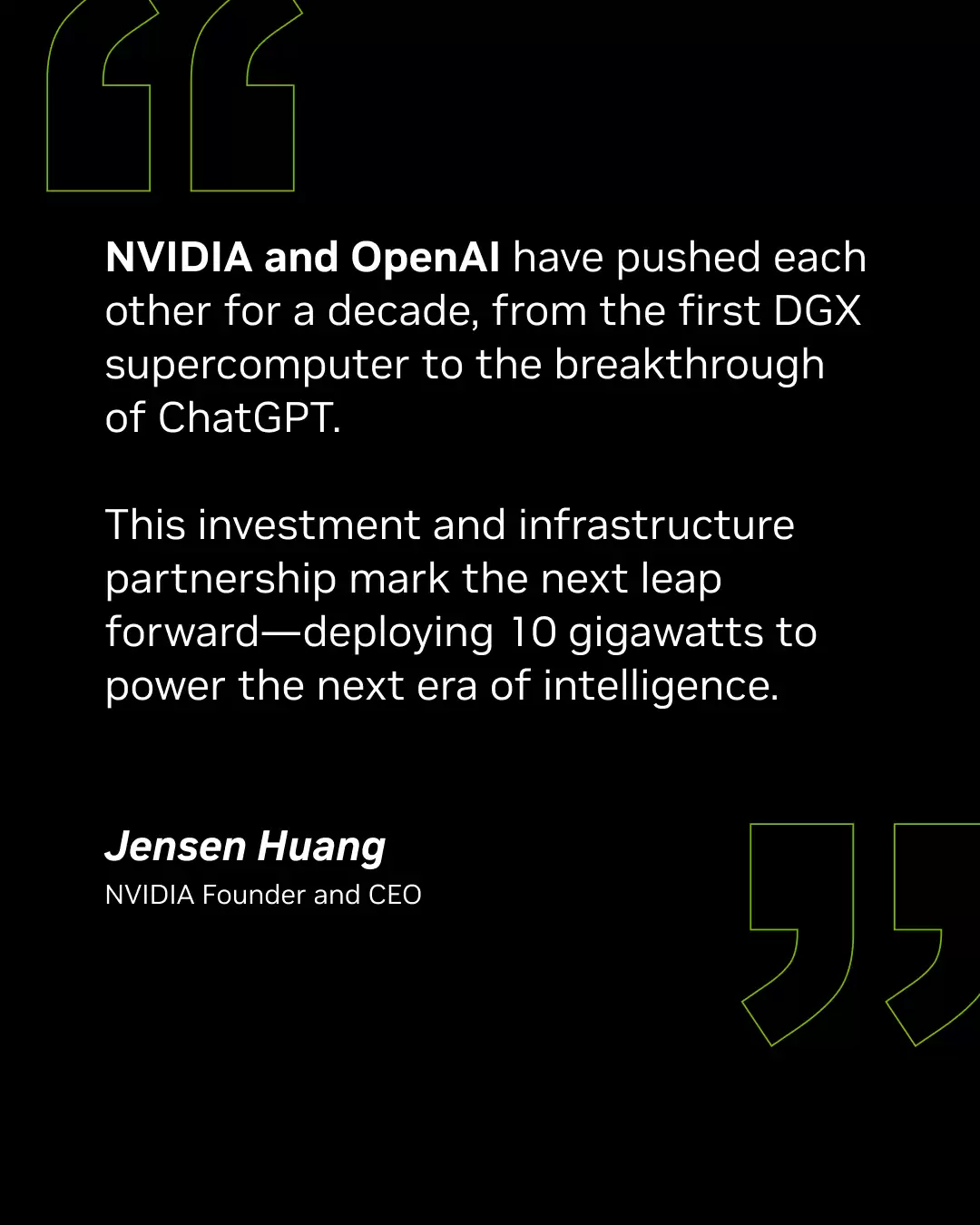 英伟达最大手笔投资承诺:豪掷千亿美元助