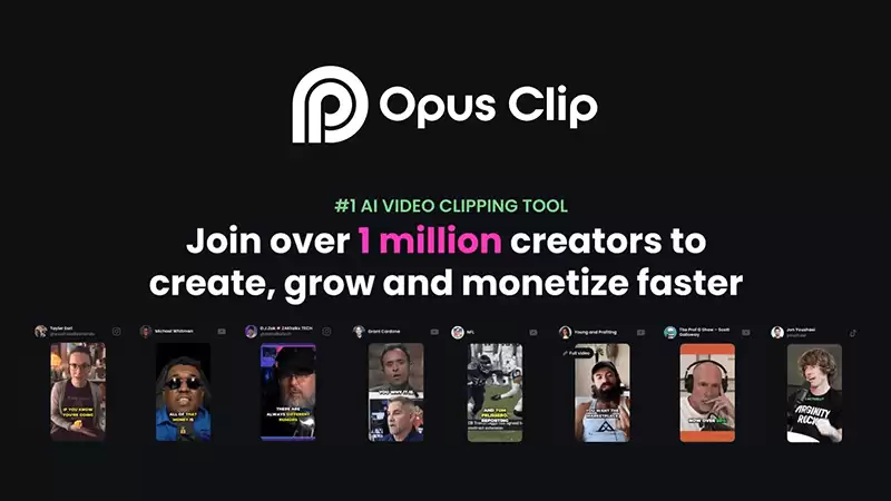 短视频自动剪辑工具OpusClip获得资本青睐