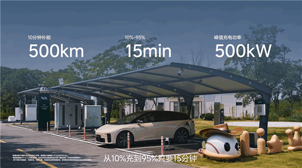 理想i6搭载5C电池：500kW快充10分钟可跑500公里