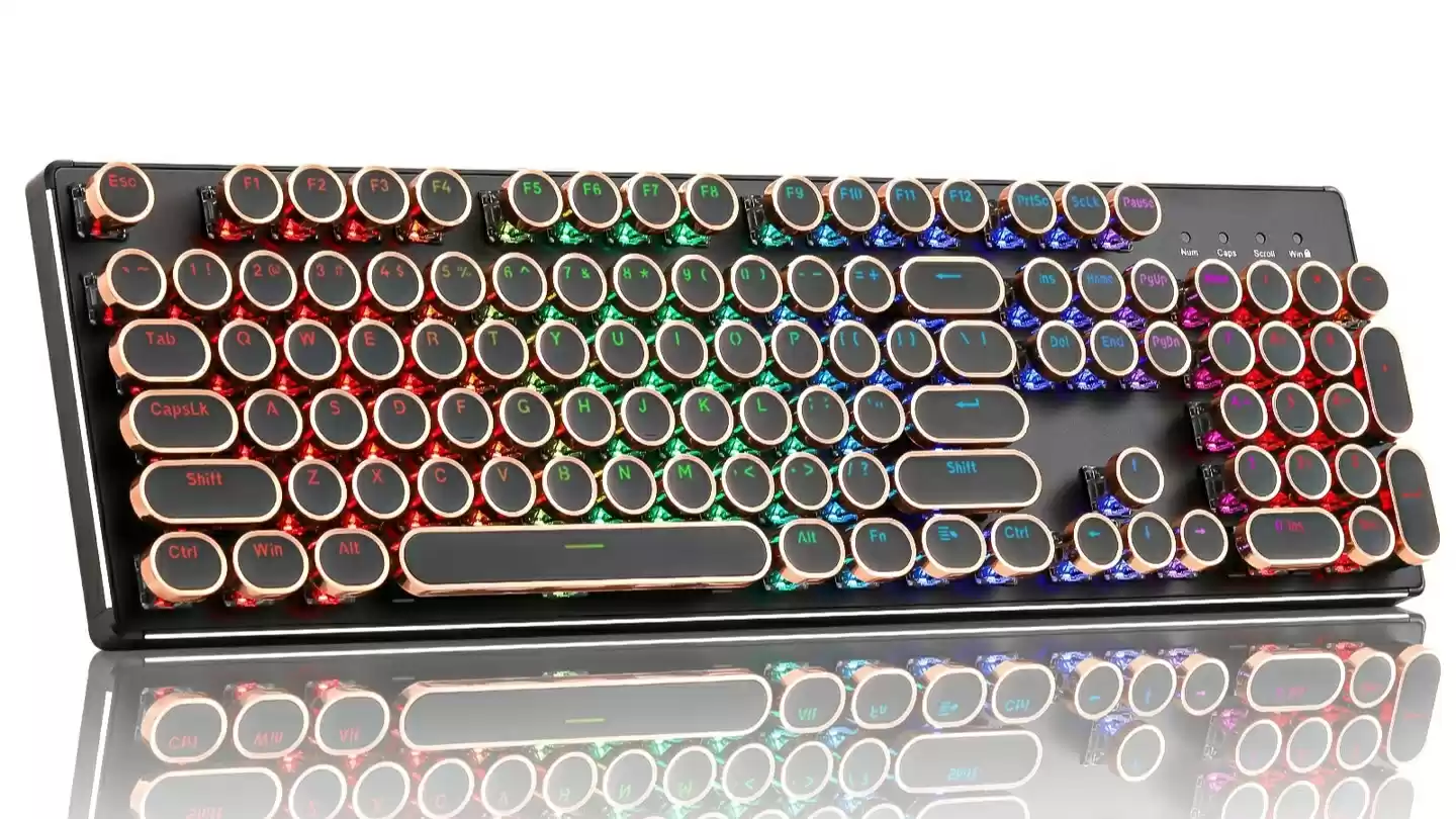 复古打字机风格，键设宇宙