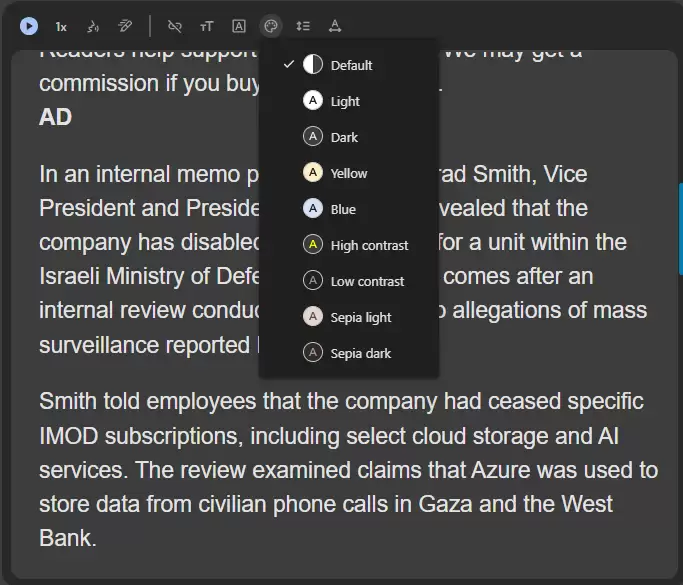 夜间阅读更护眼：谷歌