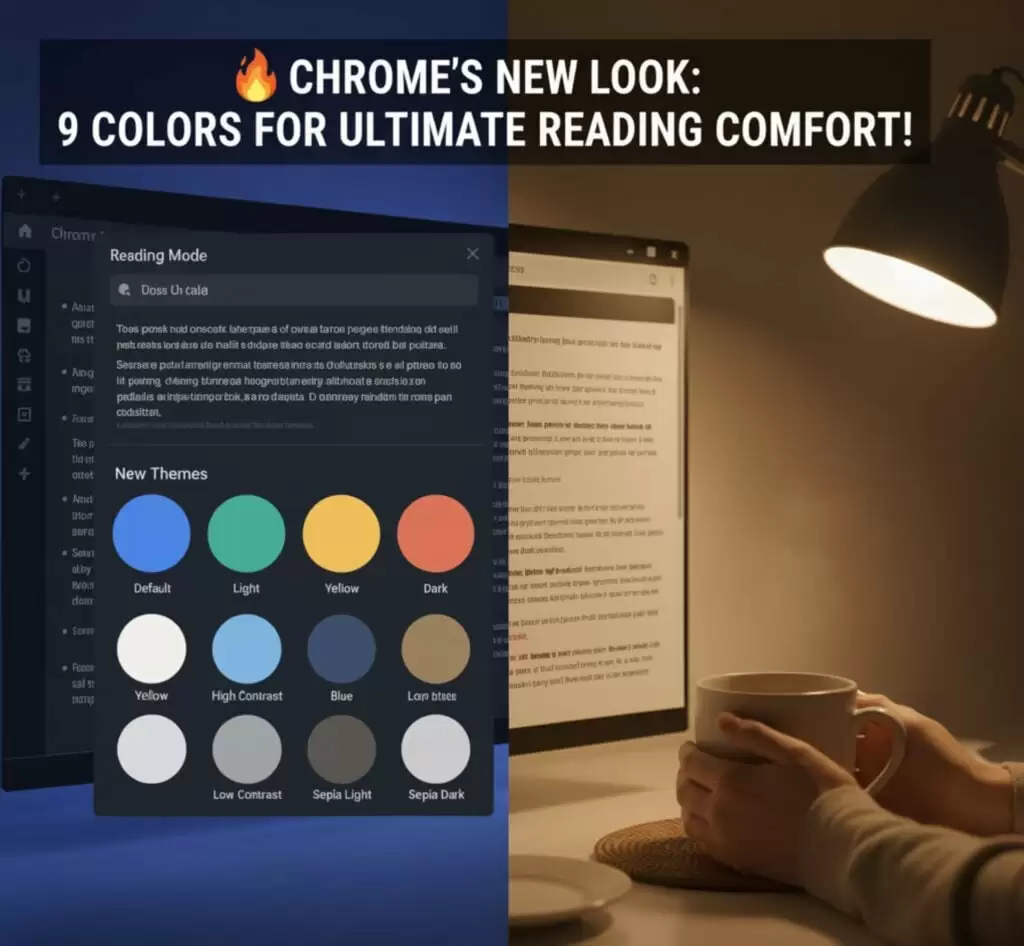 夜间阅读更护眼：谷歌