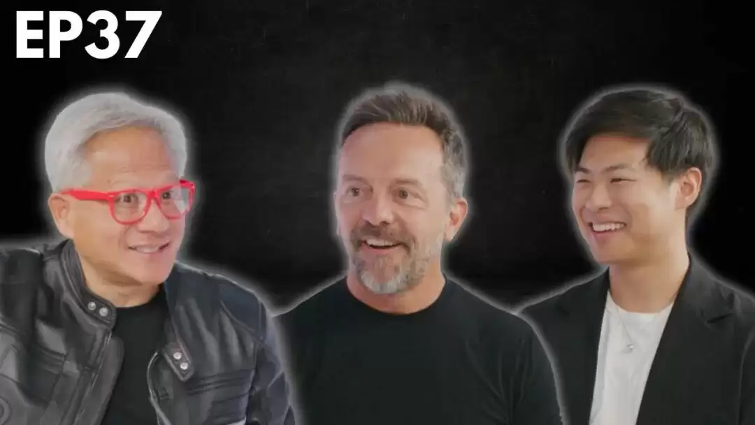 黄仁勋专访现场