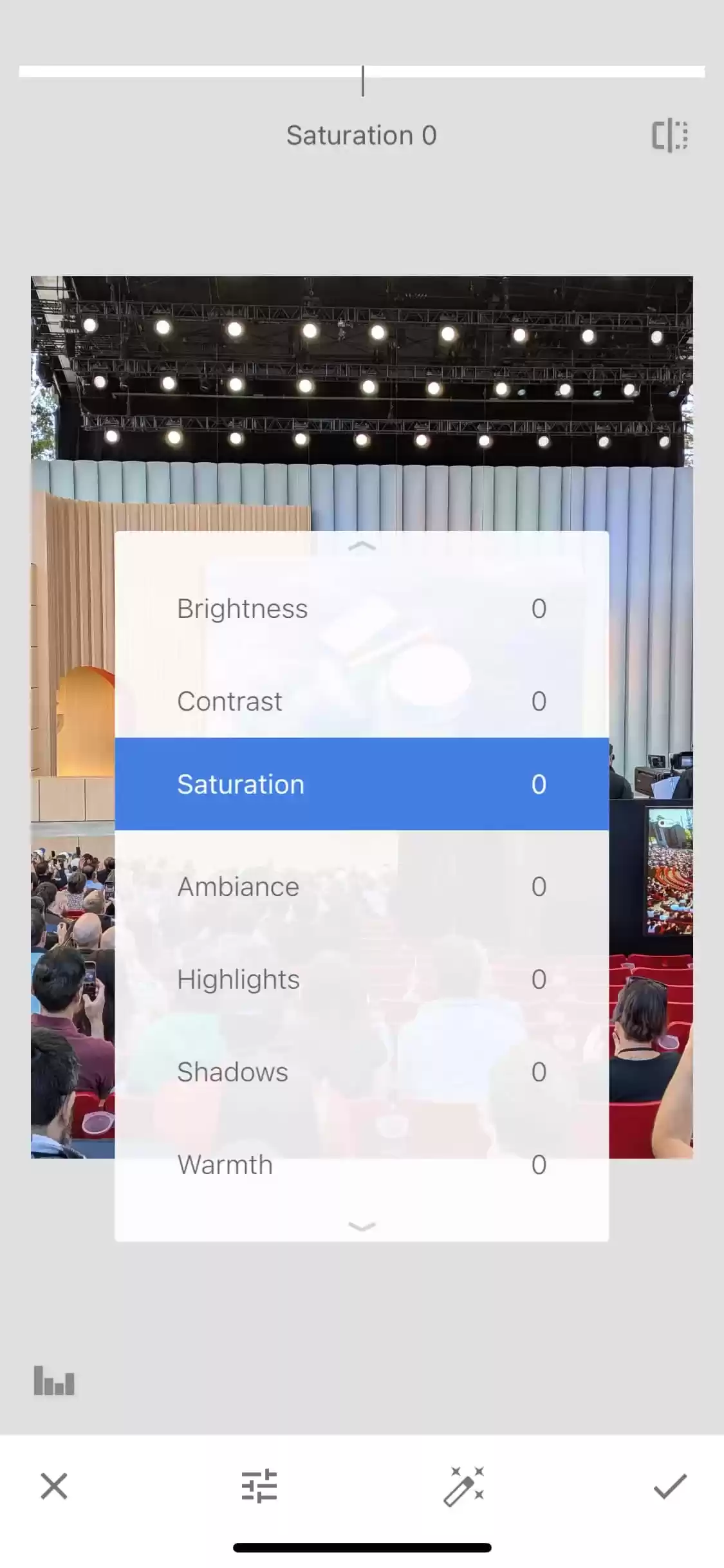 Snapseed操作界面截图6