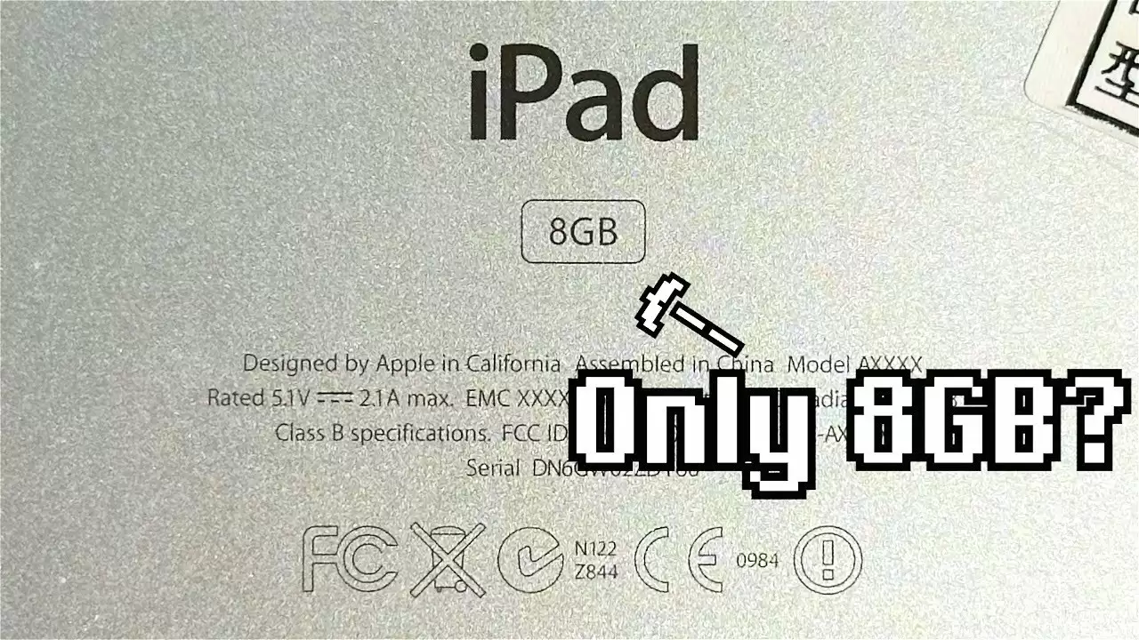 原型机曝光：苹果曾计划推出 8GB 存储平价 iPad