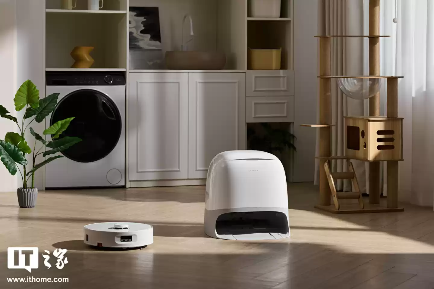 【IT之家实拍】石头首款滚筒活水扫拖机器人:石头 P20 活水版图赏