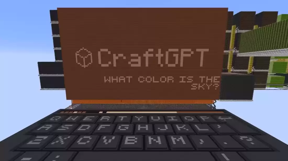 硬核玩家在《我的世界》游戏用