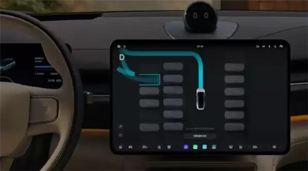 蔚来智能泊车功能示意图