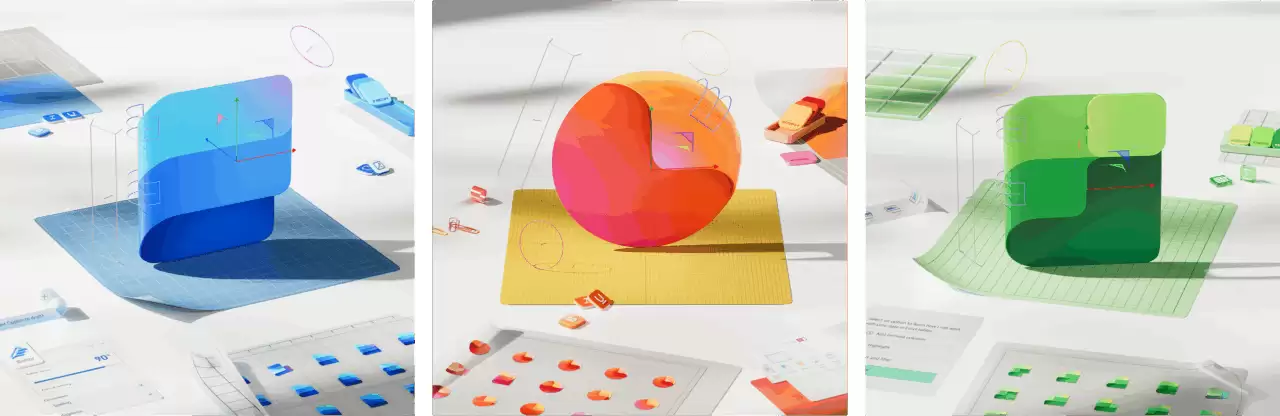 微软 Office 图标迎 2018 年来首次更新,设计更精致、更加现代化