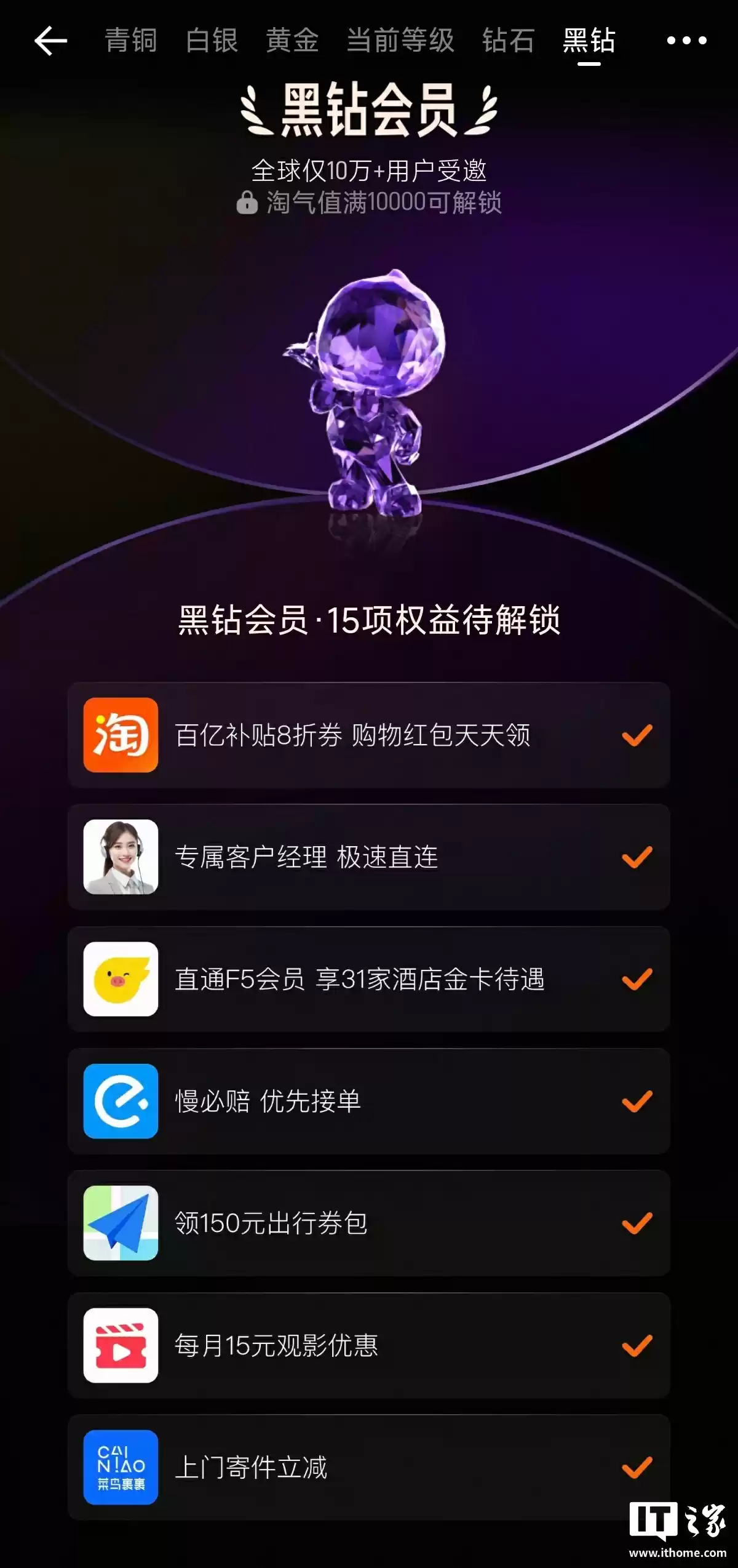 淘宝大会员体系