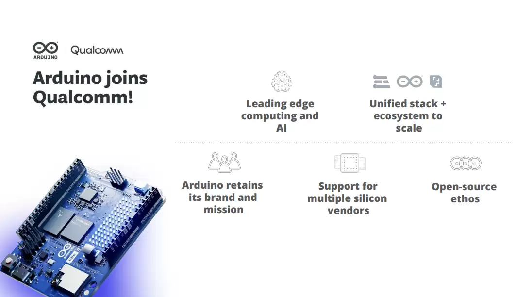 高通宣布收购 Arduino:加码机器人与物联网生态布局,首款搭载高通芯片的开发板即将发布