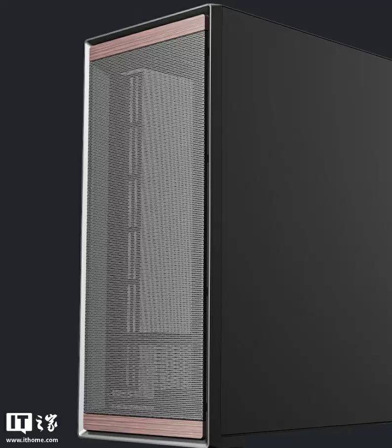 爱国者推出御风 F100 机箱:木纹饰板、十字风道设计,黑白双色售 199 元