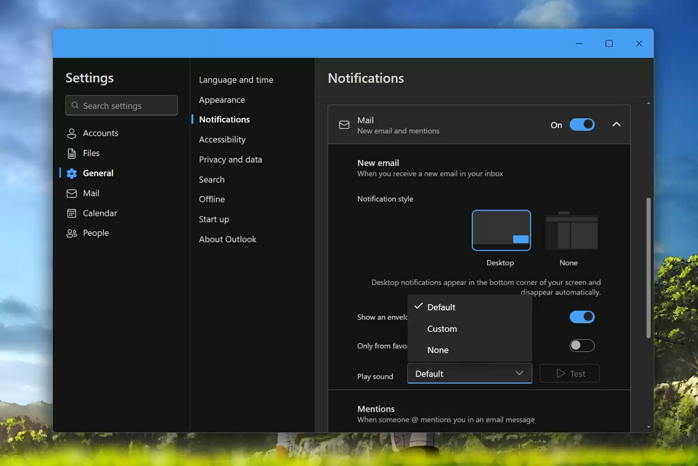 微软 Win11 版 Outlook 推送 9 月更新：定制铃声、邮件跳转等