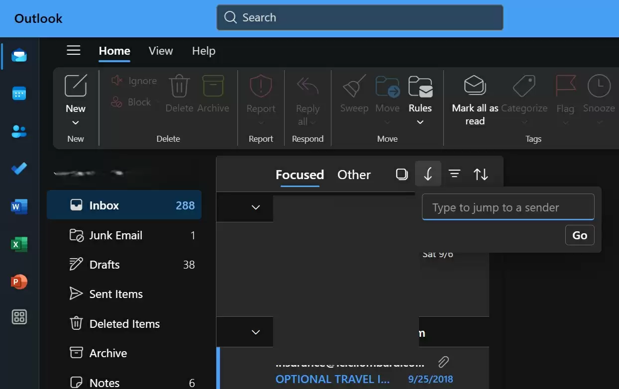 微软 Win11 版 Outlook 推送 9 月更新：定制铃声、邮件跳转等