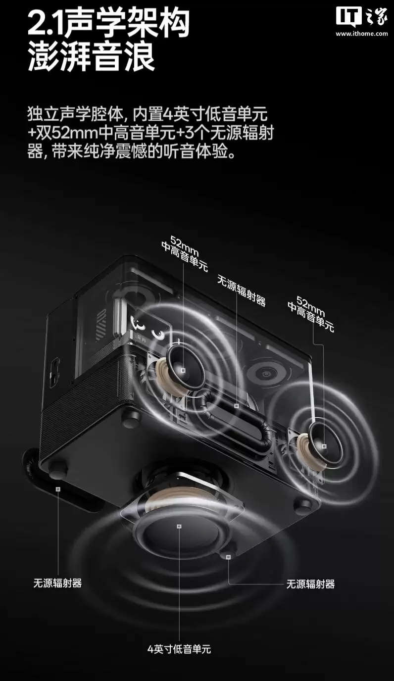 漫步者花再 NEW CYBER 蓝牙音箱开售：2.8 英寸彩色面板、35W USB-A / C 双输出接口，1499 元