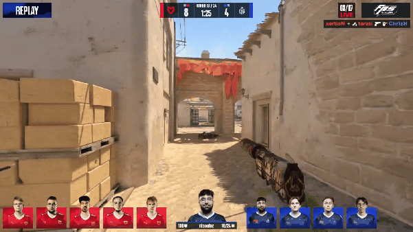 BLAST赏金赛S2：MOUZ让一追二逆转OG，xertioN状态爆棚率队晋级