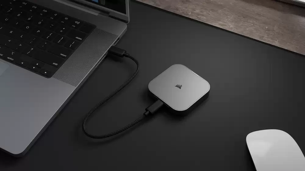 海盗船推出 USB-C 10Gbps 移动固态硬盘 EX300U，兼容 MagSafe 磁环