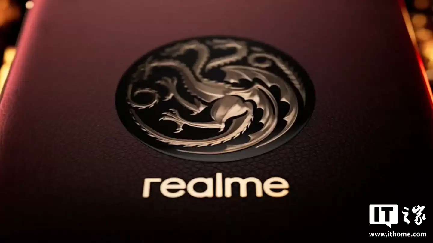 realme 真我 15 Pro 手机《权力的游戏》限定版发布：后盖遇热自动变红，搭专属壁纸 / 主题