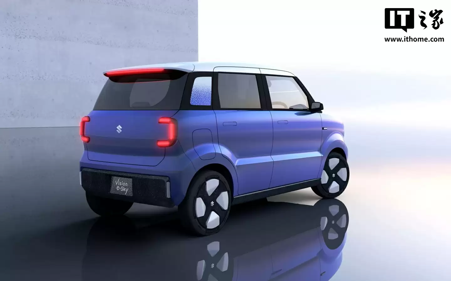 铃木 Vision e-Sky 五门纯电概念 K-Car 小车亮相：双联屏座舱、续航超 270 公里