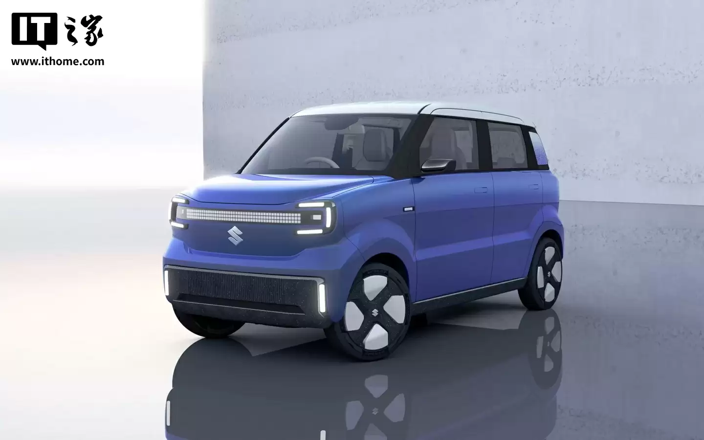 铃木 Vision e-Sky 五门纯电概念 K-Car 小车亮相：双联屏座舱、续航超 270 公里