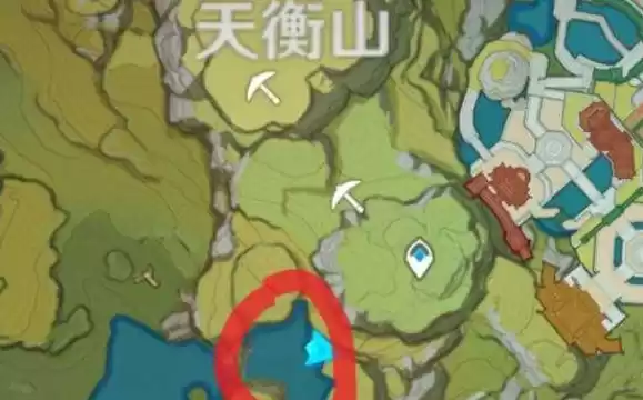 原神天衡山山洞怎么进