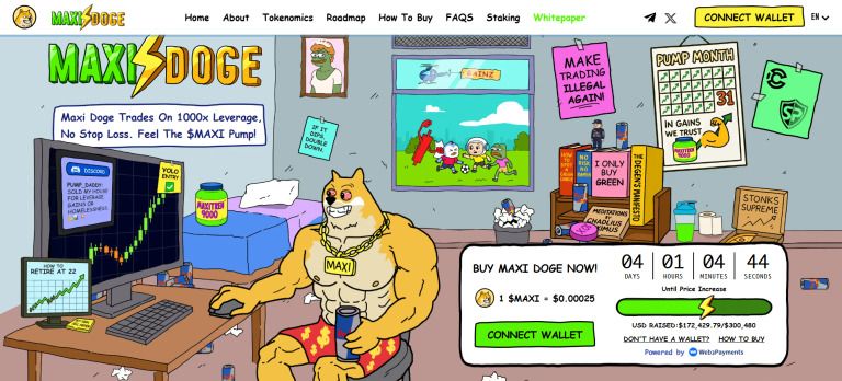 什么是Maxi Doge(MAXI)币?MAXI价格预测2025、2026-2030年